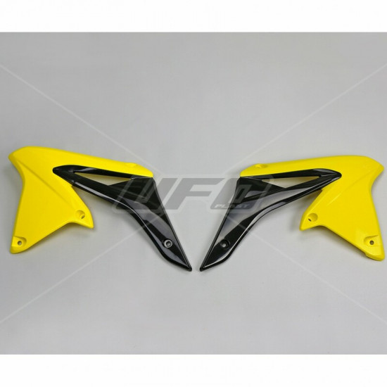 Ouïes de radiateur UFO jaune Suzuki RM-Z250