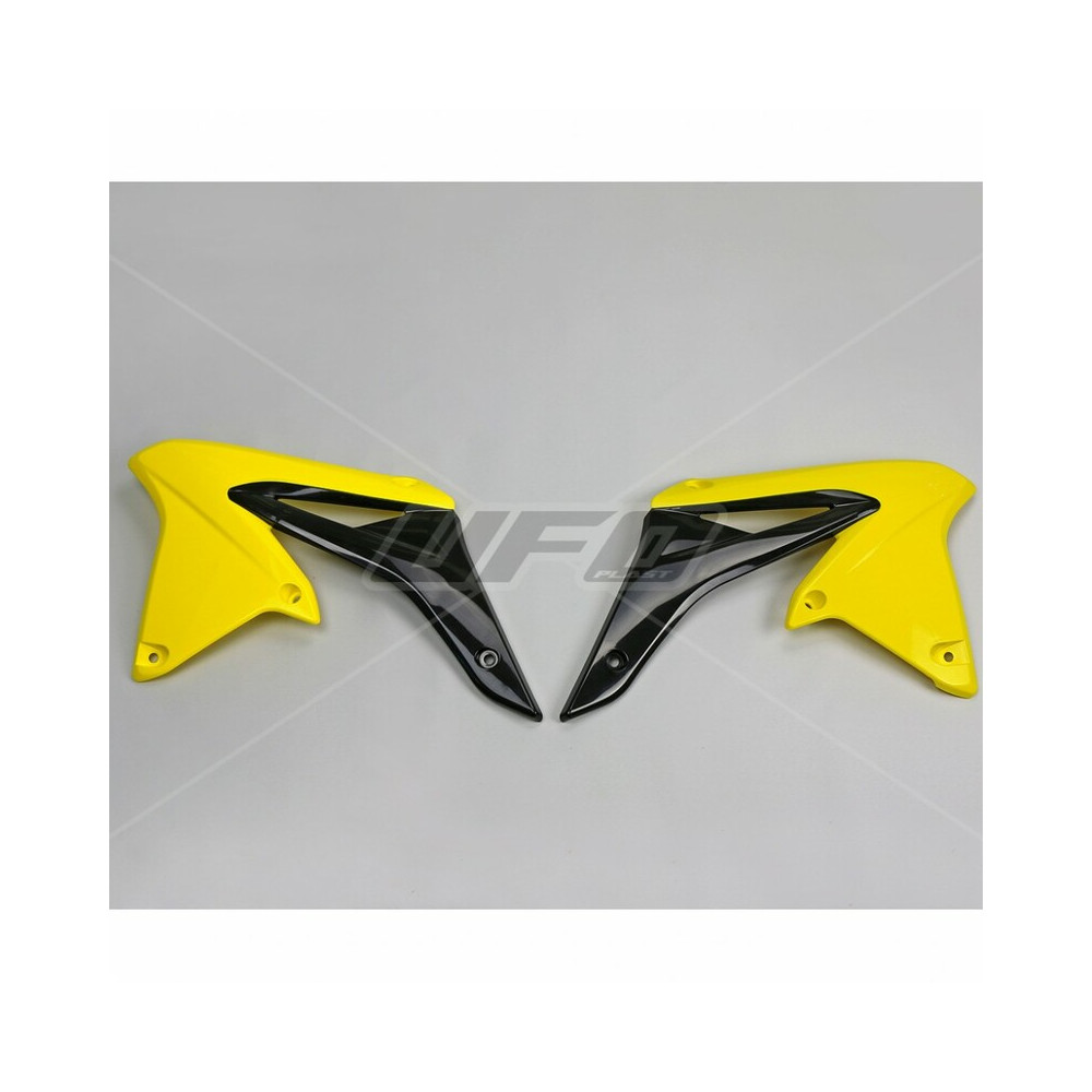 Ouïes de radiateur UFO jaune Suzuki RM-Z250