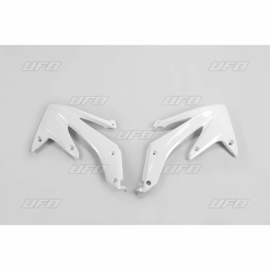 Ouïes de radiateur UFO blanc Honda CRF450R