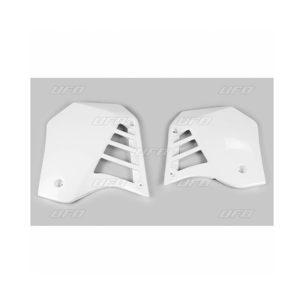 Ouïes de radiateur UFO blanc Yamaha YZ125