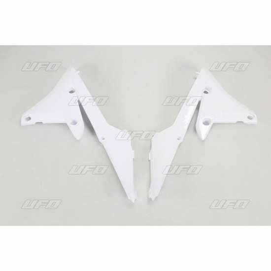 Ouïes de radiateur UFO blanc Yamaha YZ250F/450F