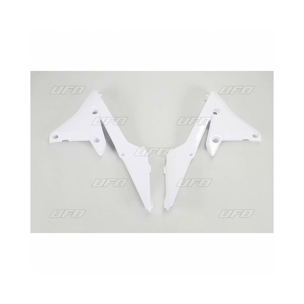 Ouïes de radiateur UFO blanc Yamaha YZ250F/450F