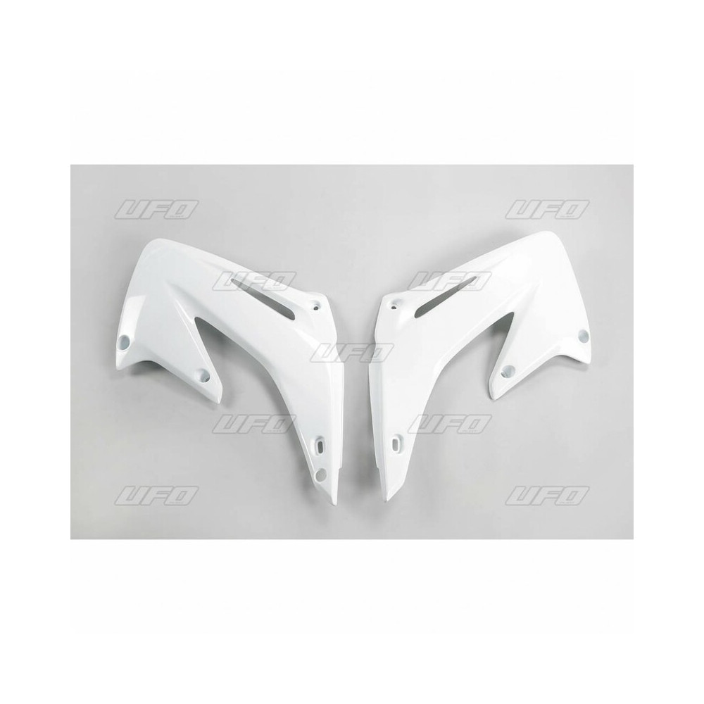 Ouïes de radiateur UFO blanc Honda CR125R/250R