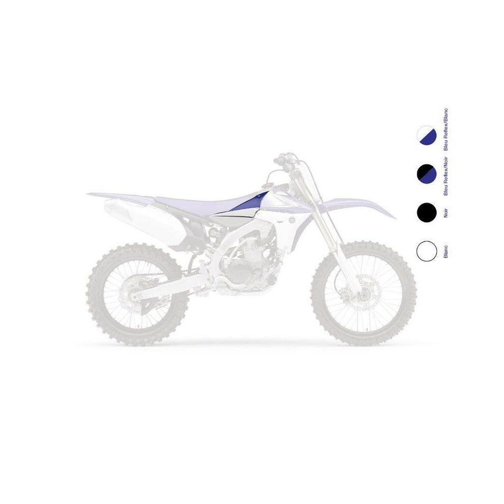 Connections d'ouïes de radiateur UFO blanc Yamaha YZ450F