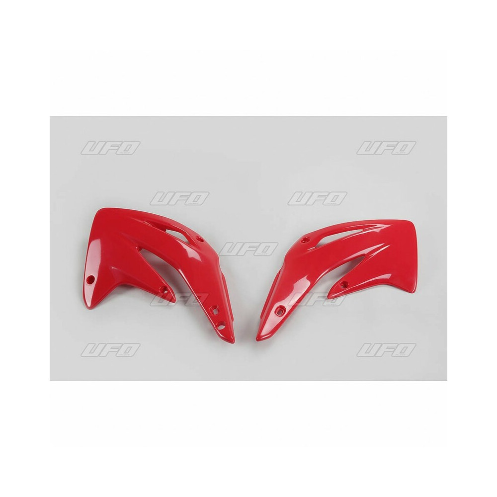 Ouïes de radiateur UFO rouge Honda CR85R/85RB