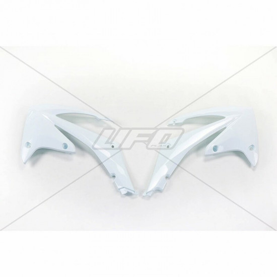 Ouïes de radiateur UFO blanc Honda CRF250R/450R