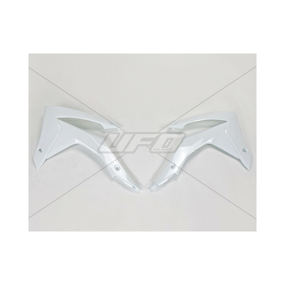 Ouïes de radiateur UFO blanc Honda CRF250R/450R