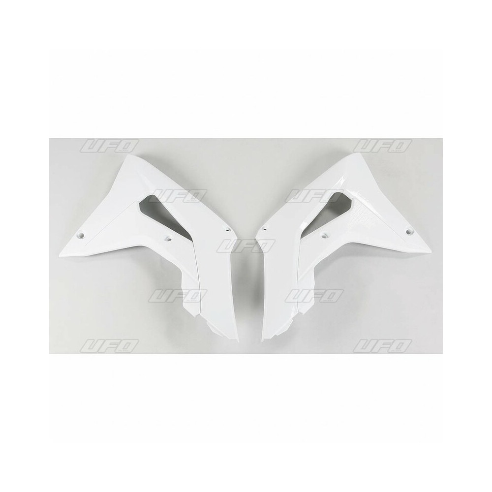 Ouïes de radiateur UFO blanc Honda CRF450R