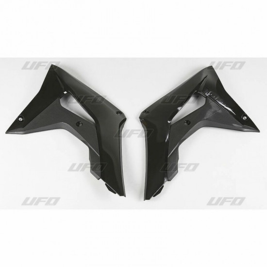 Ouïes de radiateur UFO noir Honda CRF450R