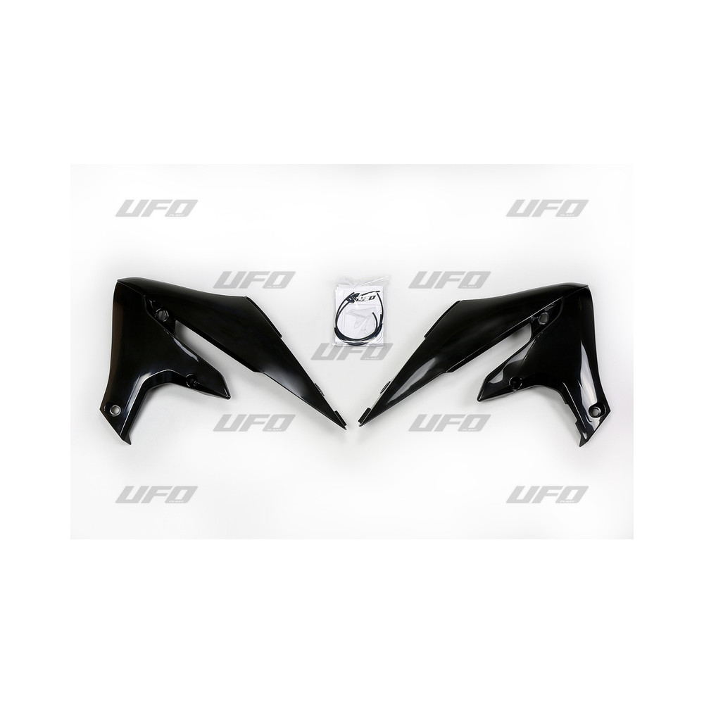 Ouïes de radiateur UFO noir Yamaha YZF450F