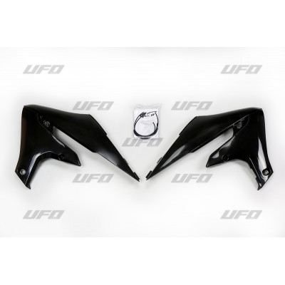 Ouïes de radiateur UFO noir Yamaha YZF450F