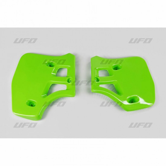 Ouïes de radiateur UFO vert Kawasaki KX250/500