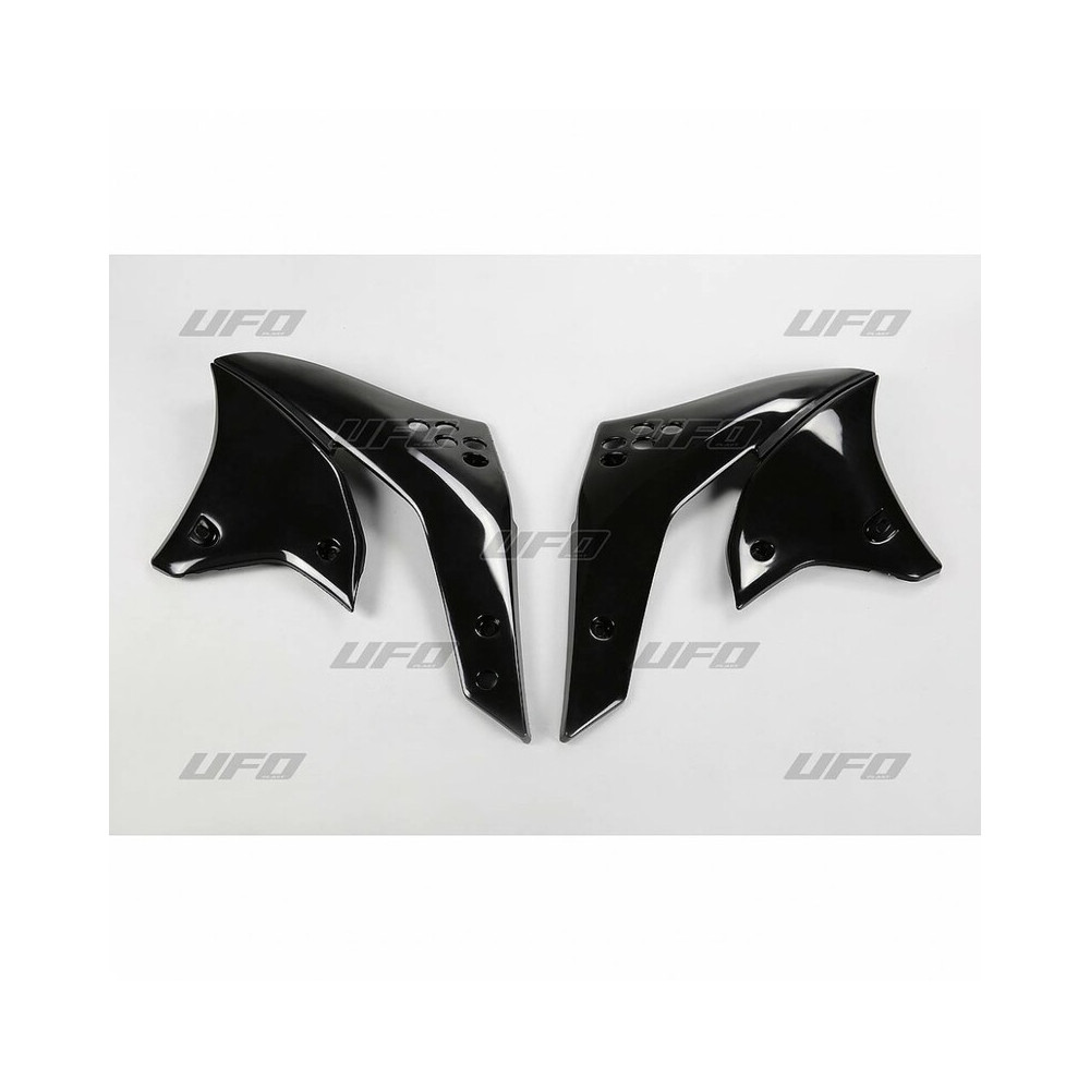 Ouïes de radiateur UFO noir Kawasaki KX250F