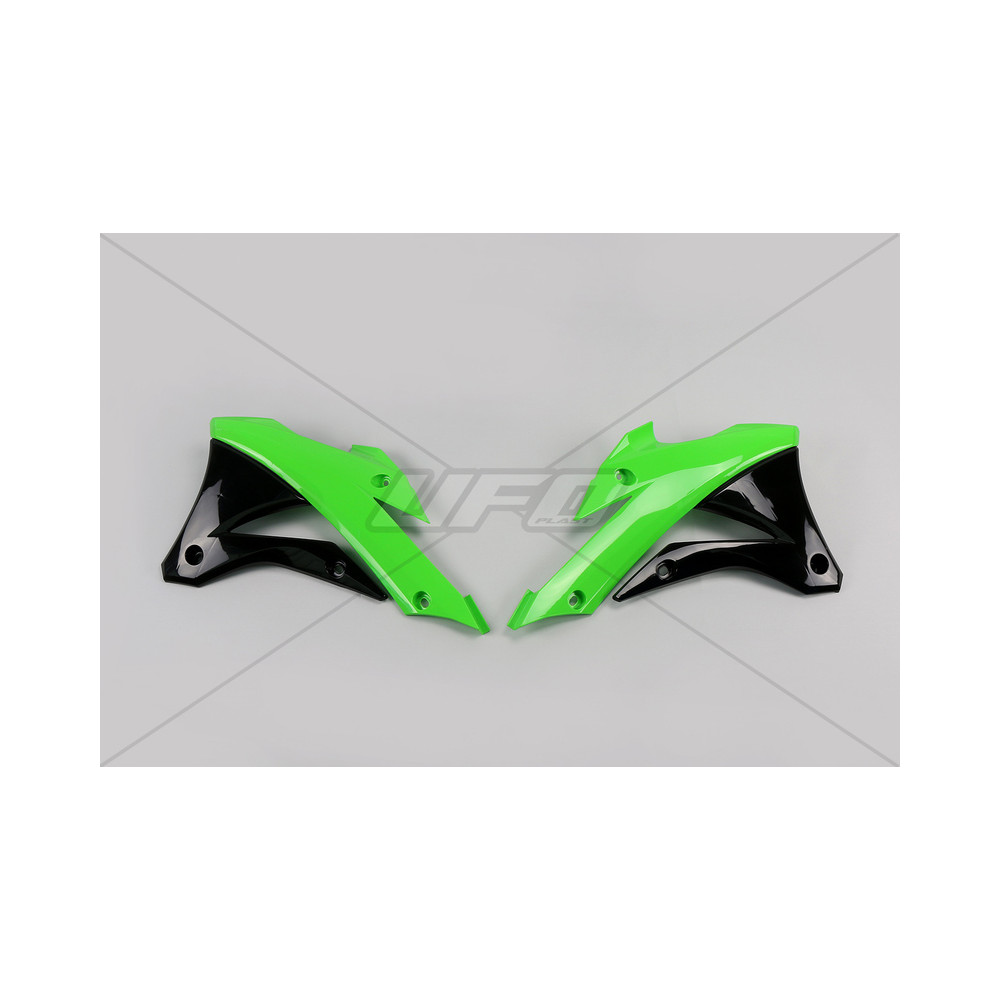 Ouïes de radiateur UFO couleur origine 2014 Kawasaki KX85