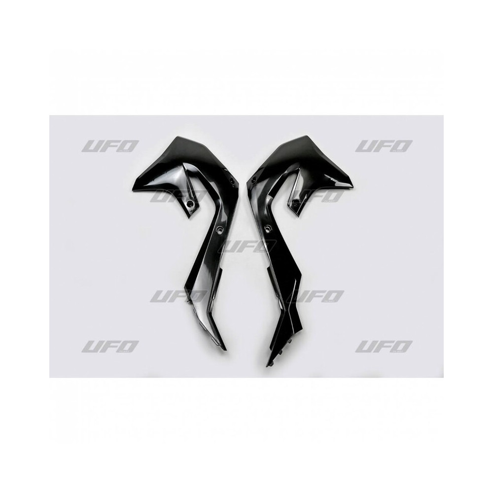 Ouïes de radiateur UFO noir Kawasaki KX450