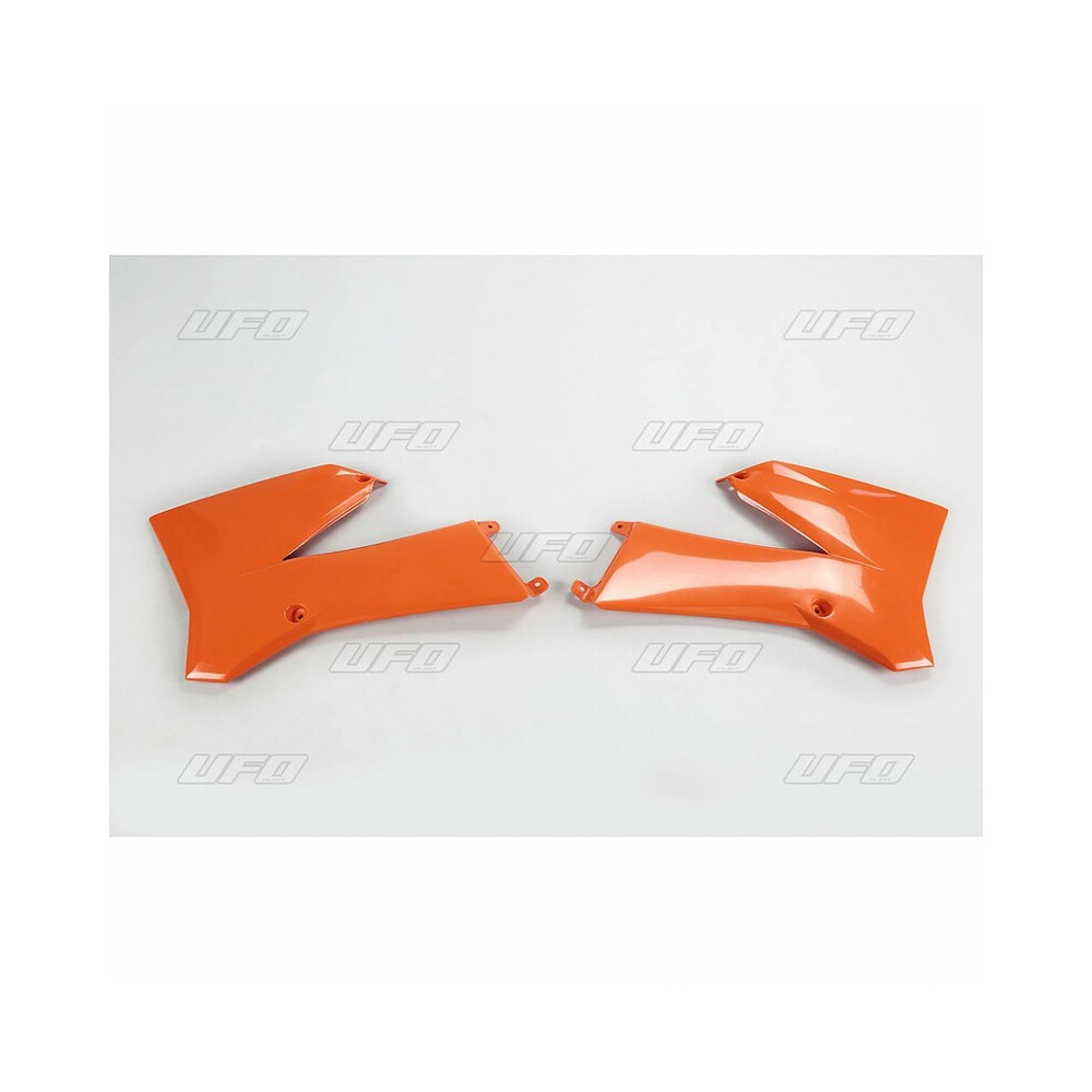 Ouïes de radiateur UFO orange KTM SX85