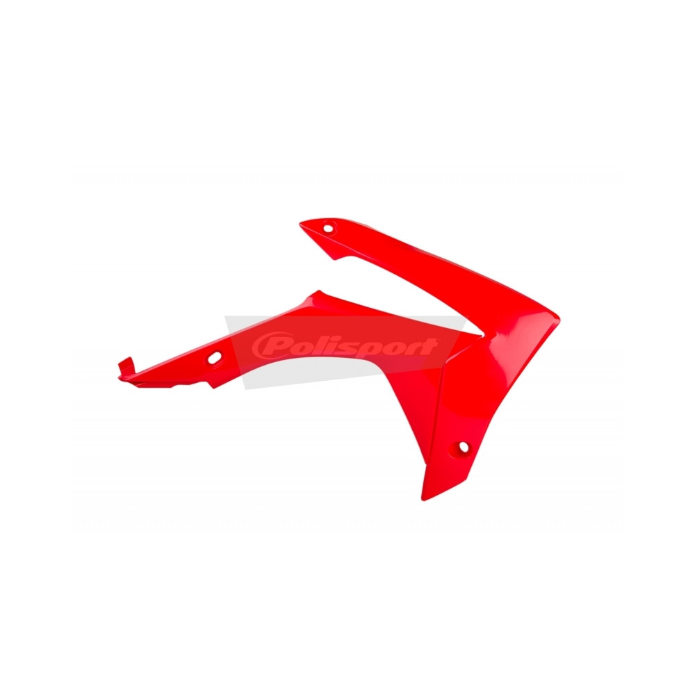 Ouïes de radiateur POLISPORT rouge Honda CRF250R/CRF450R