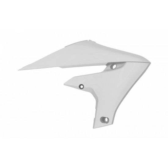 Ouïes de radiateur POLISPORT blanc Yamaha YZ450F