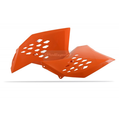 Ouïes de radiateur POLISPORT orange KTM