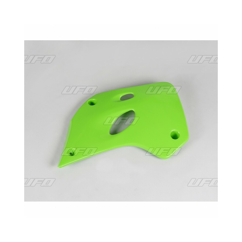 Ouïes de radiateur UFO vert Kawasaki KX80