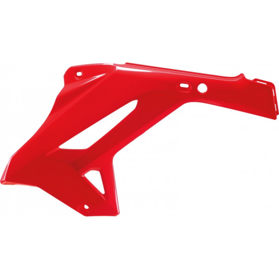 Ouïes de radiateur POLISPORT MX Restyling rouge - Honda CR125 / 250