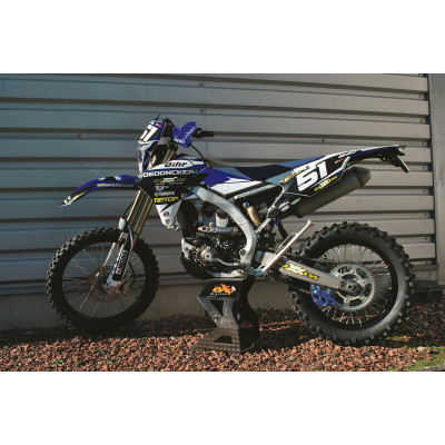 Guide chaîne AXP Teflon bleu Yamaha YZ250F/450F