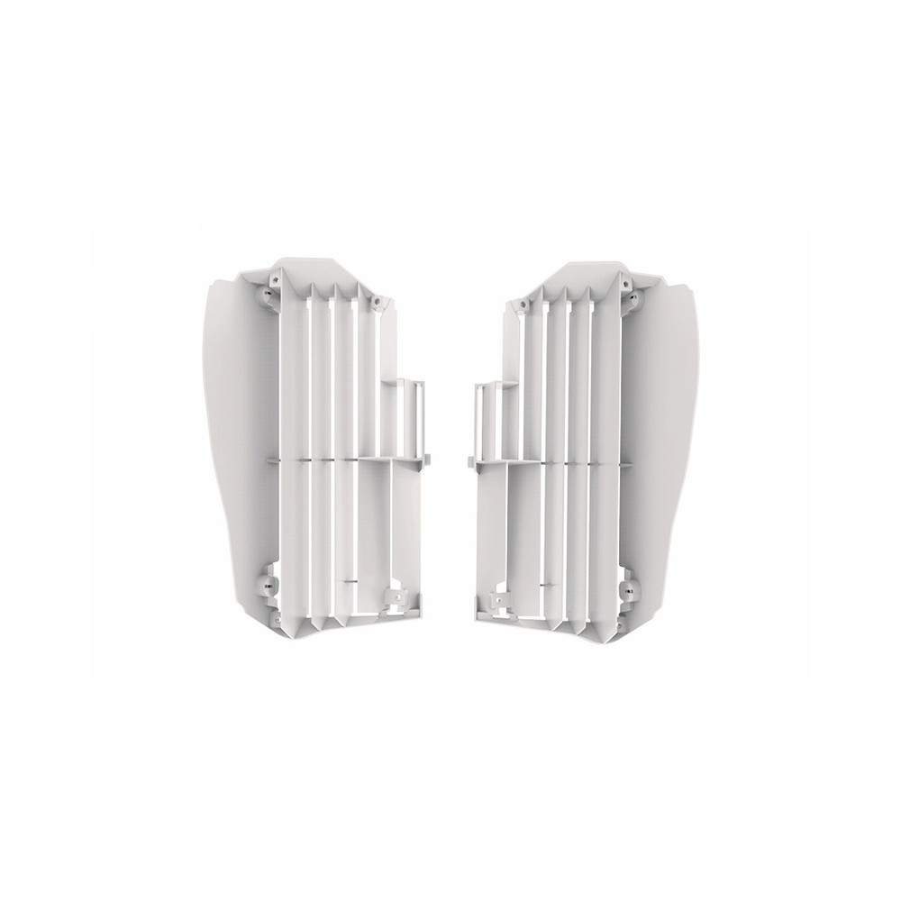 Cache radiateur POLISPORT blanc Yamaha YZ450F