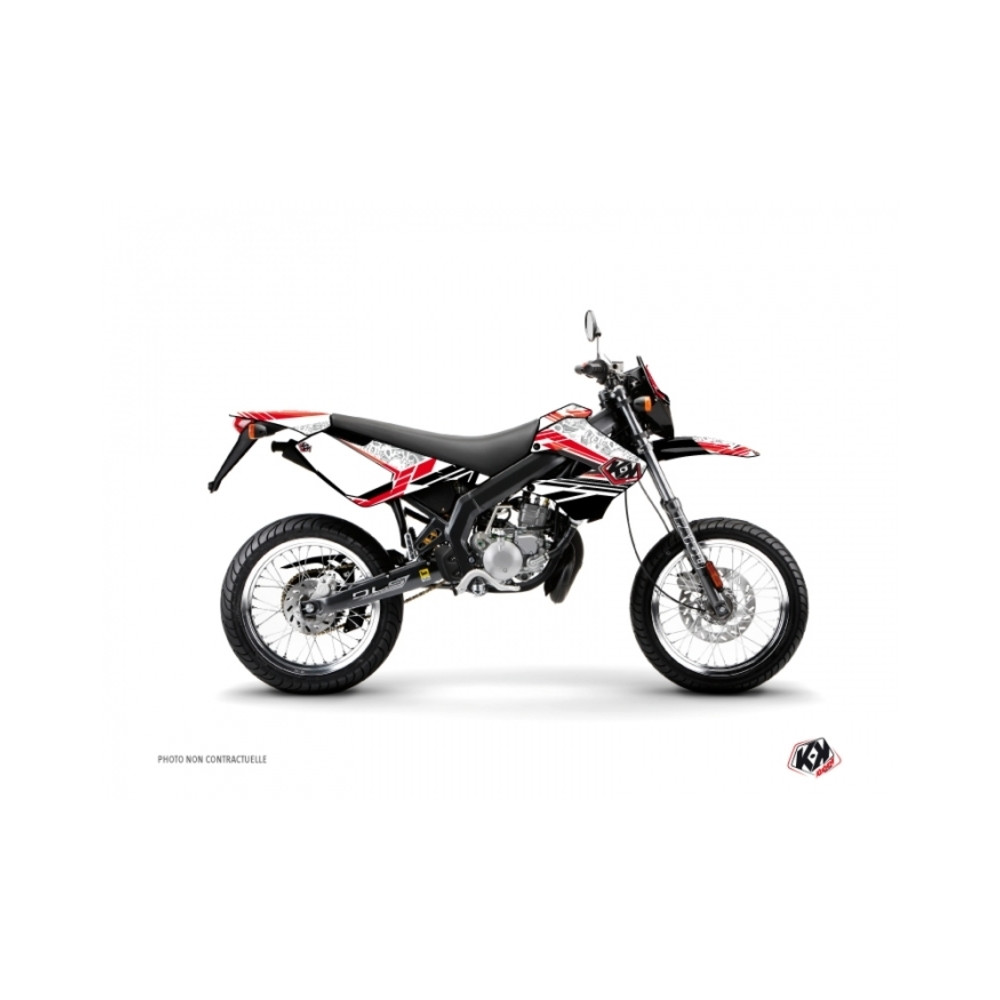 Kit déco KUTVEK Spirit rouge Derbi Senda 50 Xtreme/Xrace