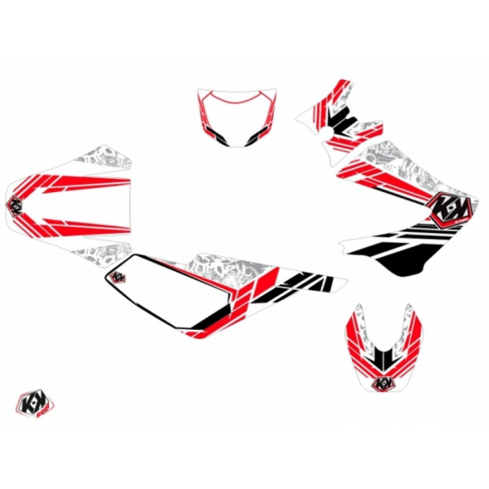 Kit déco KUTVEK Spirit rouge Derbi Senda 50 Xtreme/Xrace