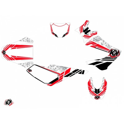 Kit déco KUTVEK Spirit rouge Derbi Senda 50 Xtreme/Xrace