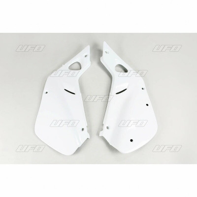 Plaques latérales UFO blanc Honda CR125R/250R