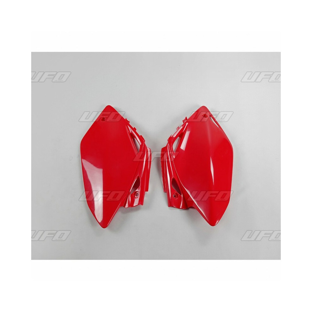 Plaques latérales UFO rouge Honda CRF450R