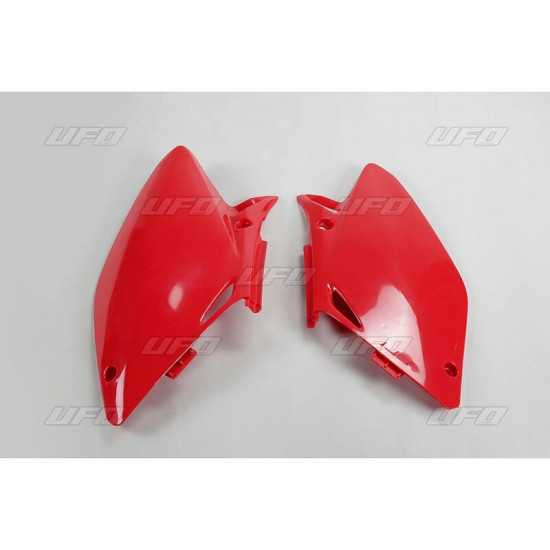 Plaques latérales UFO rouge Honda CRF450R