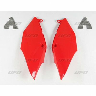 Plaques latérales UFO rouge Honda CRF25R/450R/RX