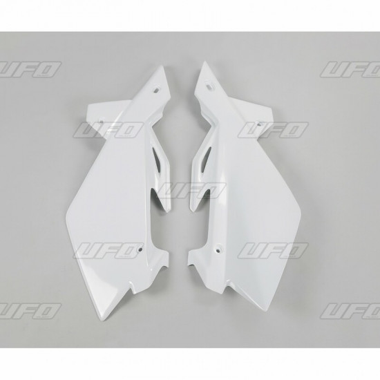 Plaques latérales UFO blanc Husqvarna