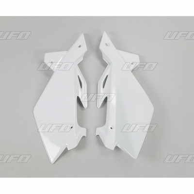 Plaques latérales UFO blanc Husqvarna