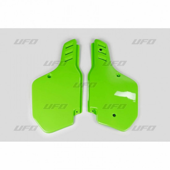 Plaques latérales UFO vert KX Kawasaki KX