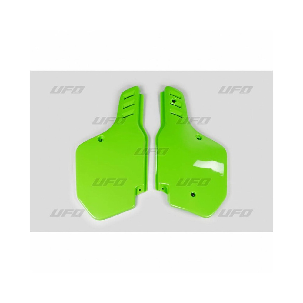 Plaques latérales UFO vert KX Kawasaki KX