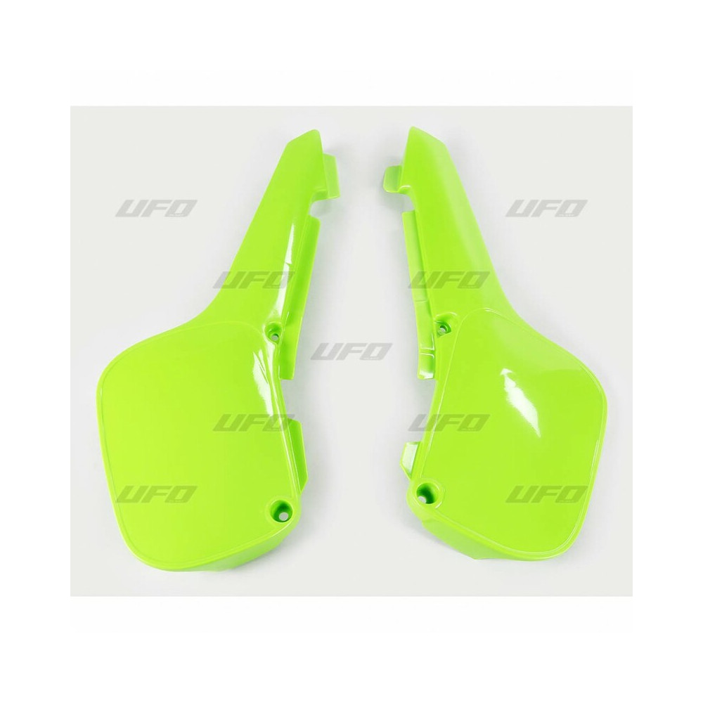 Plaques latérales UFO vert KX Kawasaki KX60