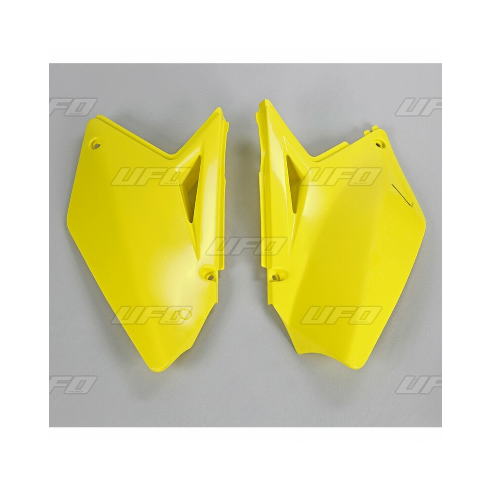 Plaques latérales UFO jaune Suzuki RM-Z250