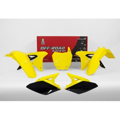 Kit plastique RACETECH couleur origine (2017) jaune/noir Suzuki RM-Z250