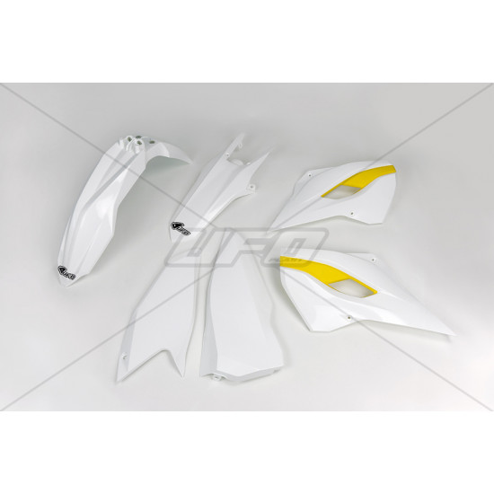 Kit plastique UFO couleur origine (2015) blanc/jaune Husqvarna