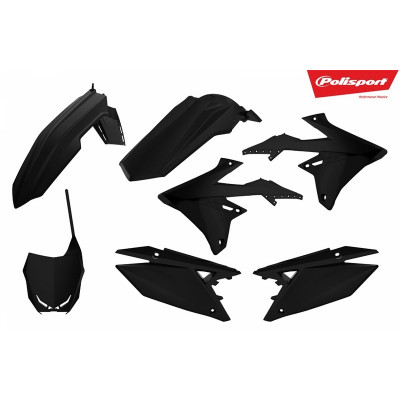 Kit plastique POLISPORT noir Suzuki RM-Z450