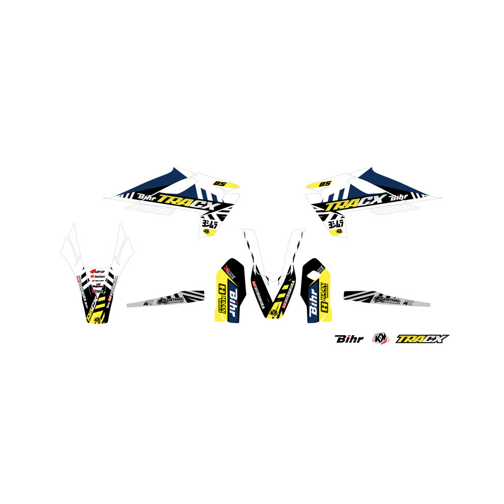 Kit plastique & déco UFO couleur origine Husqvarna TC85