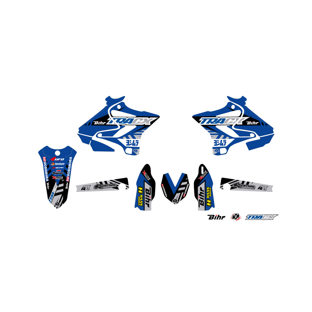 Kit plastique & déco UFO couleur origine Yamaha YZ125/250