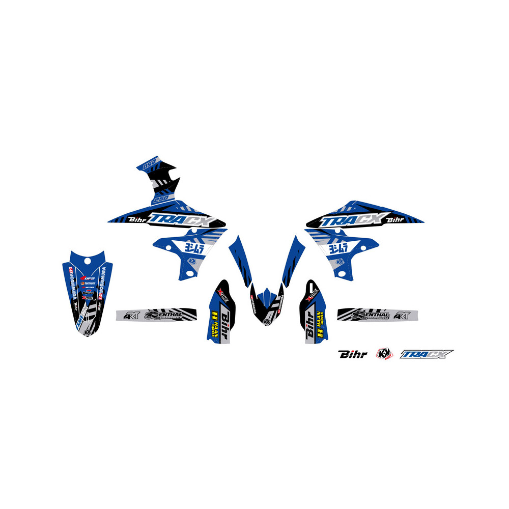 Kit plastique & déco UFO couleur origine Yamaha YZ250F