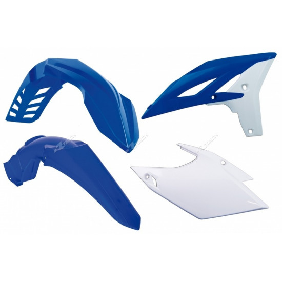 Kit plastique RACETECH couleur origine bleu/blanc Yamaha WR450F