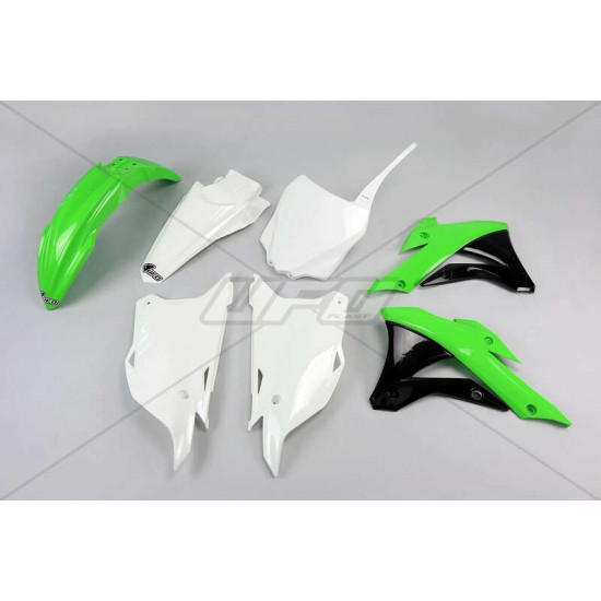 Kit plastique & déco UFO couleur origine Kawasaki KX85