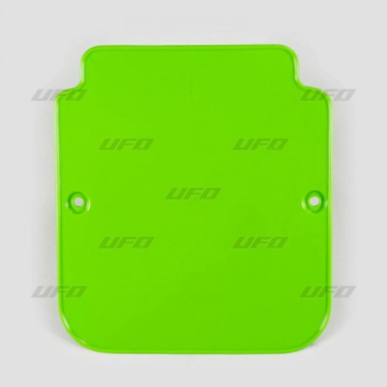 Plaque numéro frontale UFO vert Kawasaki