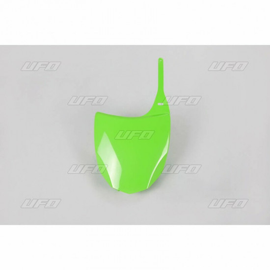 Plaque numéro frontale UFO vert Kawasaki KX450F